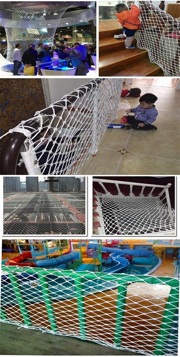 MUYUNXI Nylon Kindersicherheitsnetz Sicherheitsnetz FüR Kinder Schutz-Netz FüR Den AussEn-Bereich Se