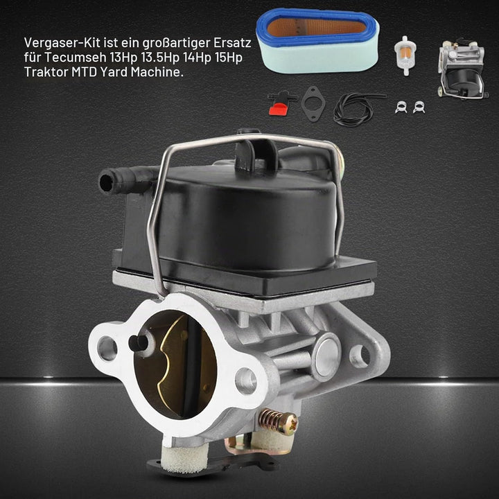 Luftkraftstofffilter Vergaser Vergaserkit für Tecumseh OHV125 OHV130 OHV135 OV358EA