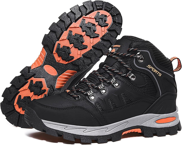 Littleplum Herren Wanderschuhe Winterschuhe Waterproof Wanderstiefel Outdoor Rutschfest High Top Tre