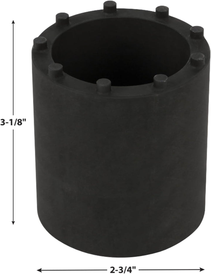 Performance Tool W83006 Achsmutternuss (1/2 Zoll Antrieb, 9 Lug GM) 1/2" Dr x 2-3/4" Lock Nut Socket