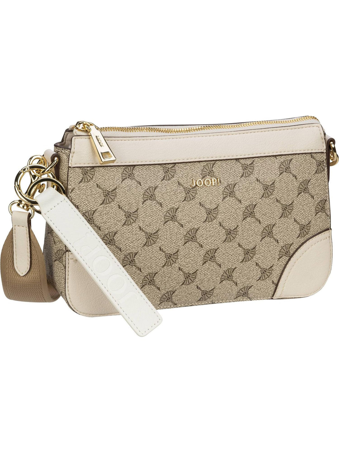 Joop! Umhängetasche Mazzolino Edition Jasmina Shoulderbag SH Farbe:weiss / Material:cotton,synthetic