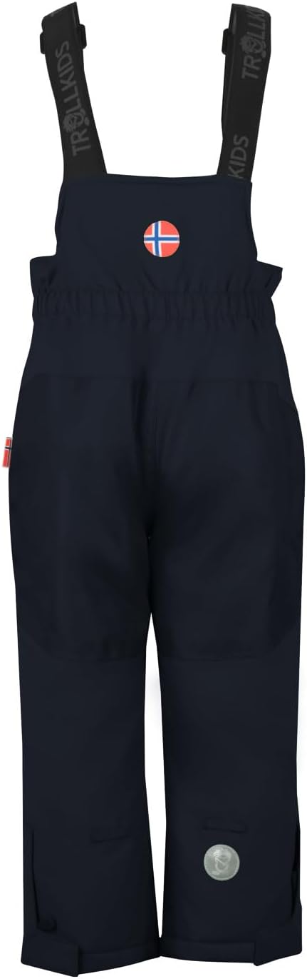 Trollkids wasserdichte Skihose Schneehose Nordkapp 92 Schwarz, 92 Schwarz