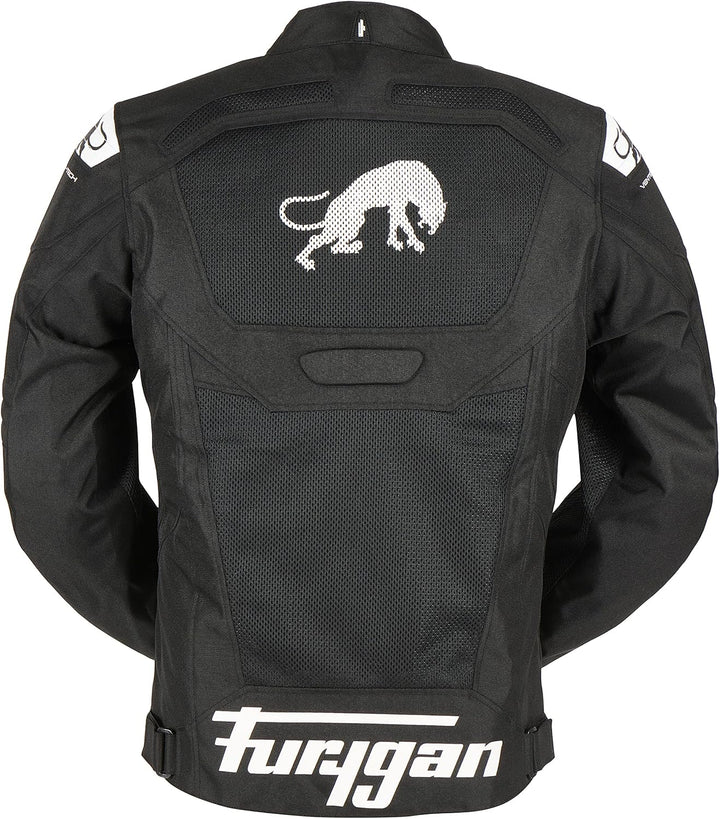 FURYGAN ATOM VENTED EVO D3O JACKEN UND MÄNTEL RADICAL S Schwarz-Weiss, S Schwarz-Weiss