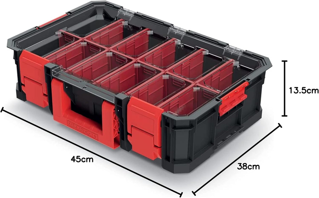 Kistenberg Sortimentskasten Sortimentsbox Werkzeugkiste Kleinteile Organiser (mit Trennsege / Trennw