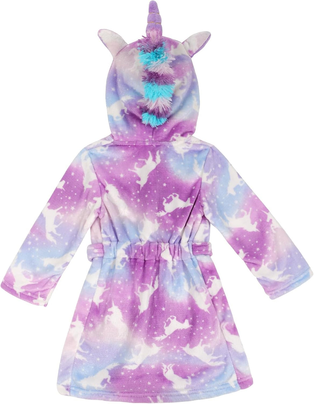 KAKU NANU Bademantel Kinder Mädchen Einhorn 4-11 Jahre Flauschig Warm Plüsch Bademantel Kuschelig Mo