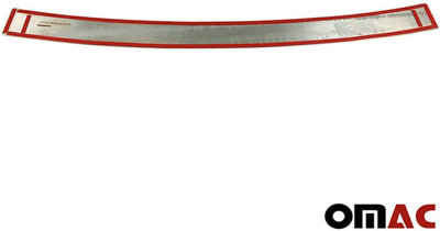 OMAC Ladekantenschutz Stossstange kompatibel mit VW Multivan T5 2003-2015 Chrom Kohlefaserfolien Ede