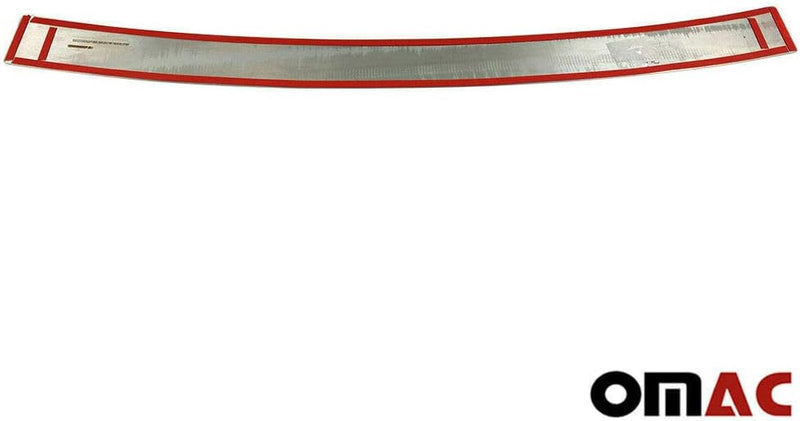 OMAC Ladekantenschutz Stossstange kompatibel mit VW Multivan T5 2003-2015 Chrom Kohlefaserfolien Ede