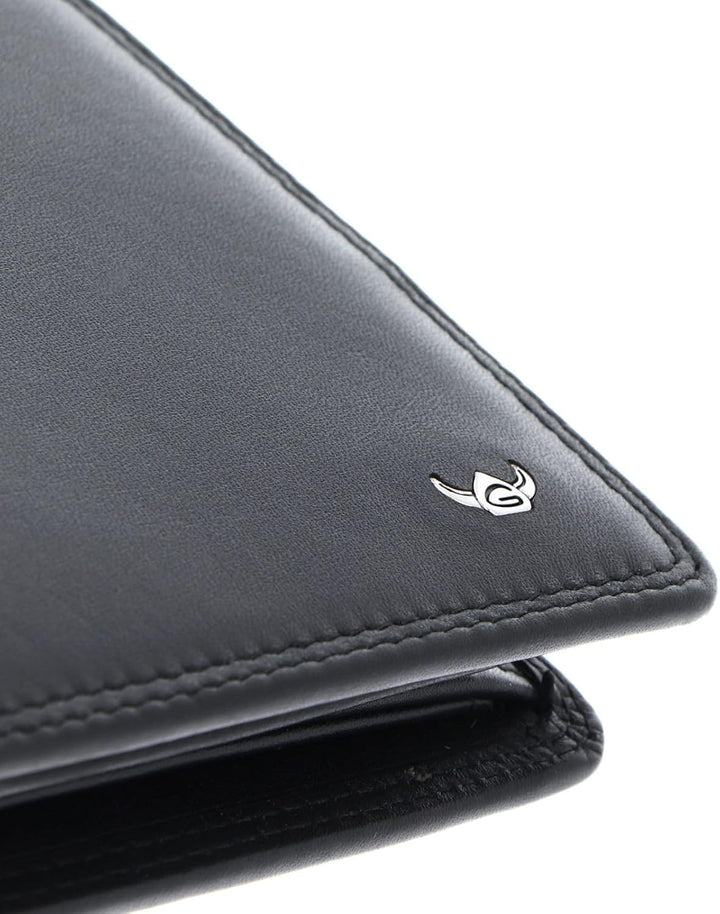 Golden Head Polo RFID Protect Kombischeintasche 12 cm schwarz, Schwarz