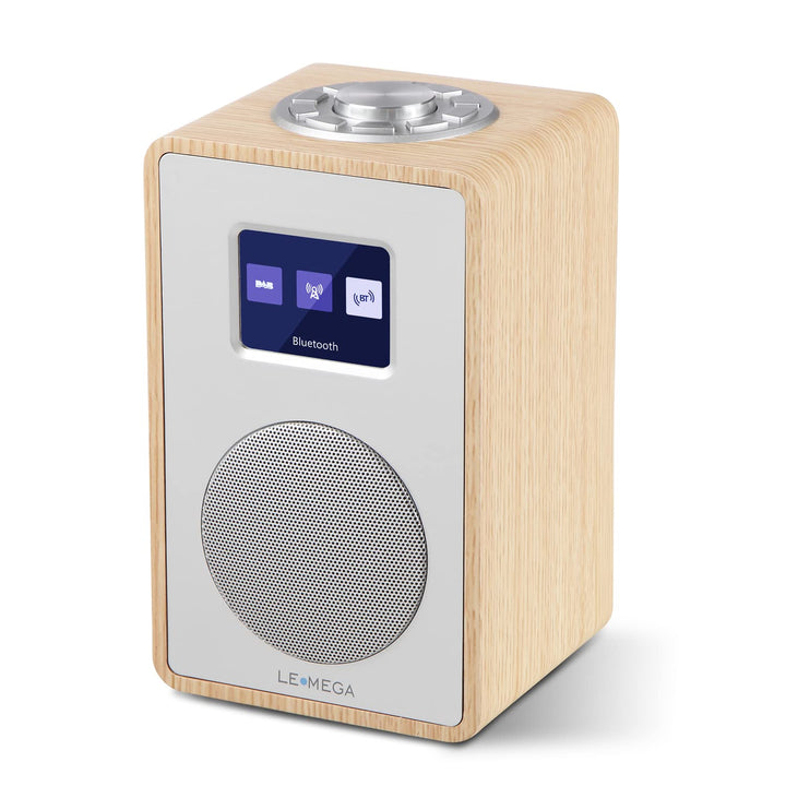 LEMEGA CR4 DAB/DAB+ und UKW Digitalradio,Bluetooth Lautsprecher, DAB Radio,Doppelwecker,Küchen/Schla