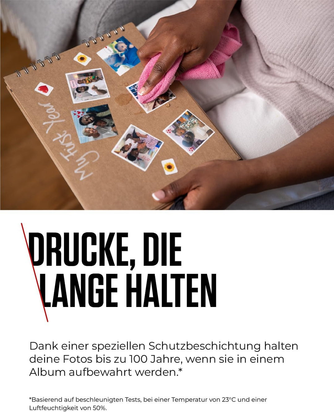 Canon RP-108 Original Farbband/Papierset Postkartengrösse 10x15cm für SELPHY CP-Drucker (108 Blatt,