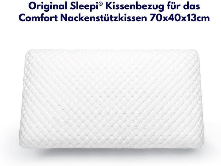 sleepi® Comfort | Original Kissenbezug M (70 x 40 x 13cm) - Ersatz-Kissenbezug für Nackenstützkissen