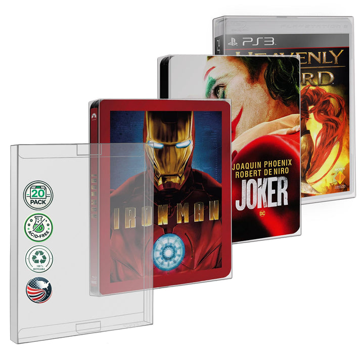 MALKO Steelbook-Hülle: Schutz & Display für 4K UHD, Blu-ray, PS3, PS4, PS5, Arrow Video & Criterion