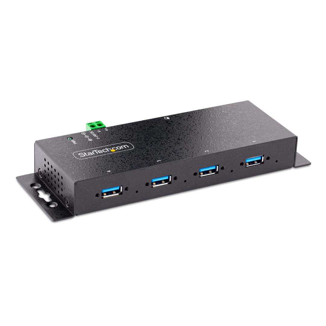StarTech.com 4-Port USB 3.0 Hub mit 5 Gbit/s - Robuster USB Verteiler 3.0 mit ESD-/Überspannungsschu