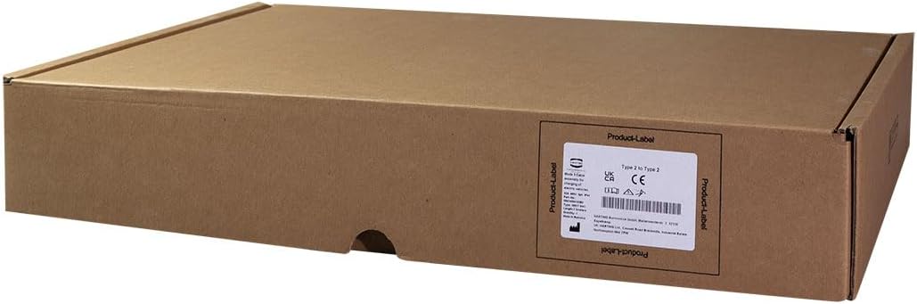 Harting EVC0110 - E-Auto-Ladekabel Typ 2, 1-phasig, 32 A, 7,4 kW, 7,5 m/ZERTIFIZIERTES KABEL, Schwar