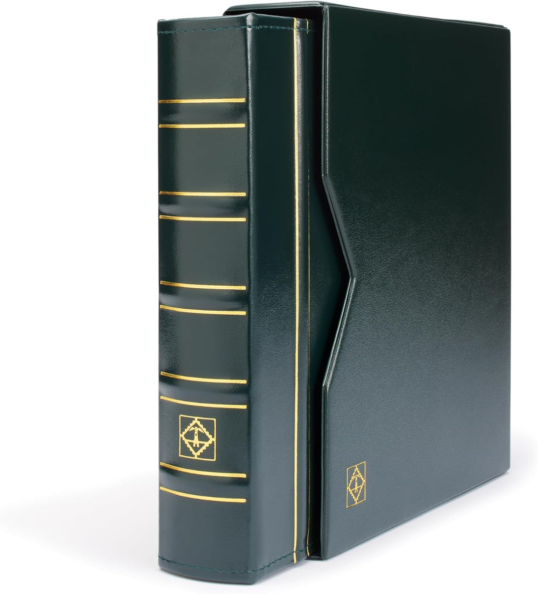 Leuchtturm 320397 Münzalbum Optima Classic - 10 Münzhüllen für Ø 42, 27, 20, 34 mm, 2 Deckblätter, S