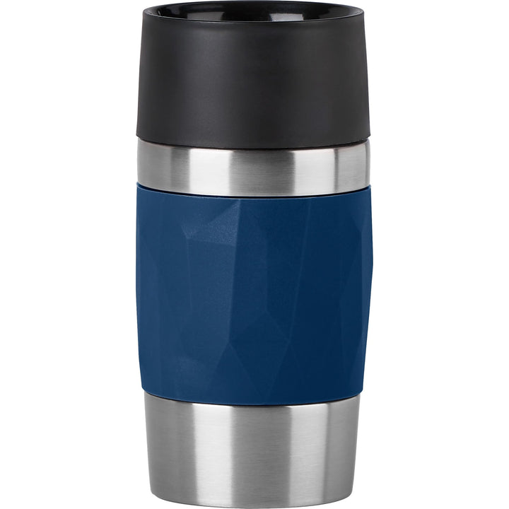 Emsa N21608 Travel Mug Compact Thermo-/Isolierbecher aus Edelstahl | 0,3 Liter | 3h heiss | 6h kalt