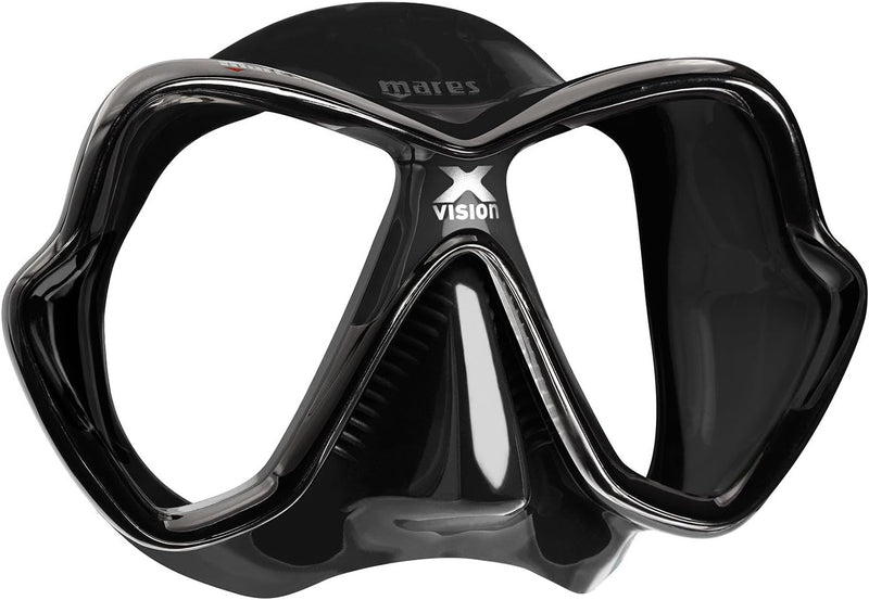 Mares X-Vision Tauchermaske New 2014 schwarz/schwarz, schwarz/schwarz