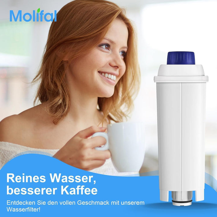 Wasserfilter, Ersatz für Delonghi DLSC002 Filter - 12 Stück 12er-Packung, 12er-Packung