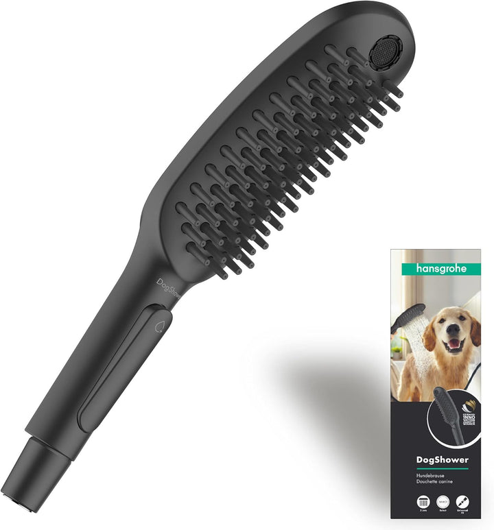 hansgrohe Hundedusche DogShower, Brause wassersparend mit 3 Strahlarten zur Fellpflege von Hunden un