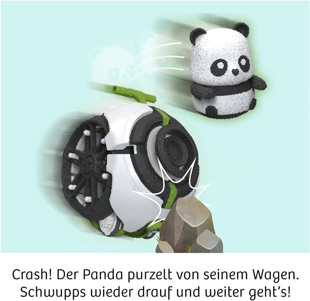 KOSMOS Crashy, der niedliche Robo-Panda auf Kollisions-Kurs, für Kinder ab 6 Jahre, Roboter Spielzeu