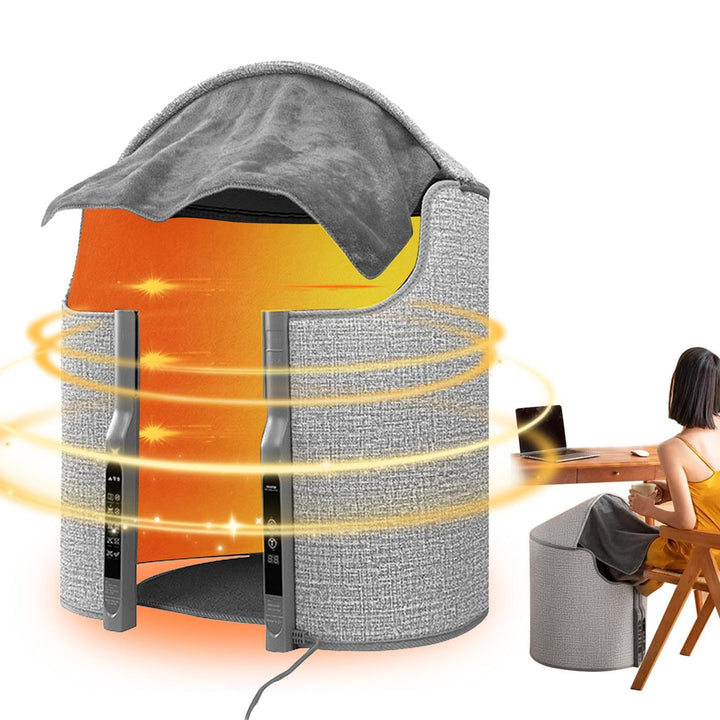 Untertischheizung,Untertischheizung für Büro - Tragbarer Raumheizer unter dem Schreibtisch,Rundum fa