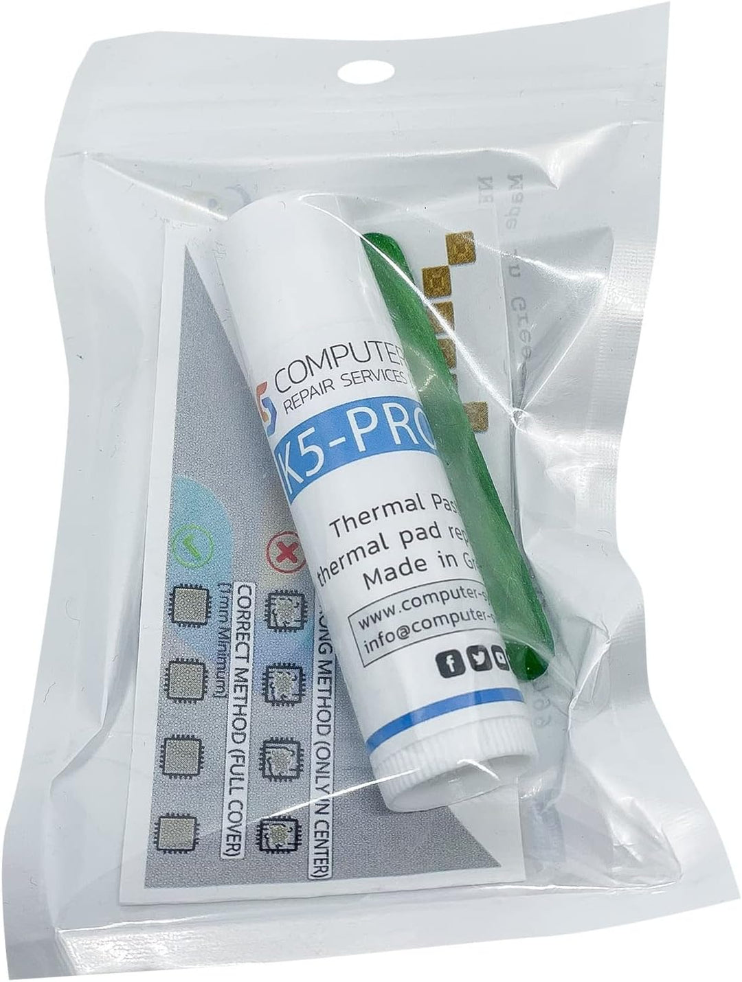 K5 PRO 10g viskose Wärmeleitpaste für Wärmeleitpads Ersatzflüssigkeit Wärmeleitpaste Kompatibel mit