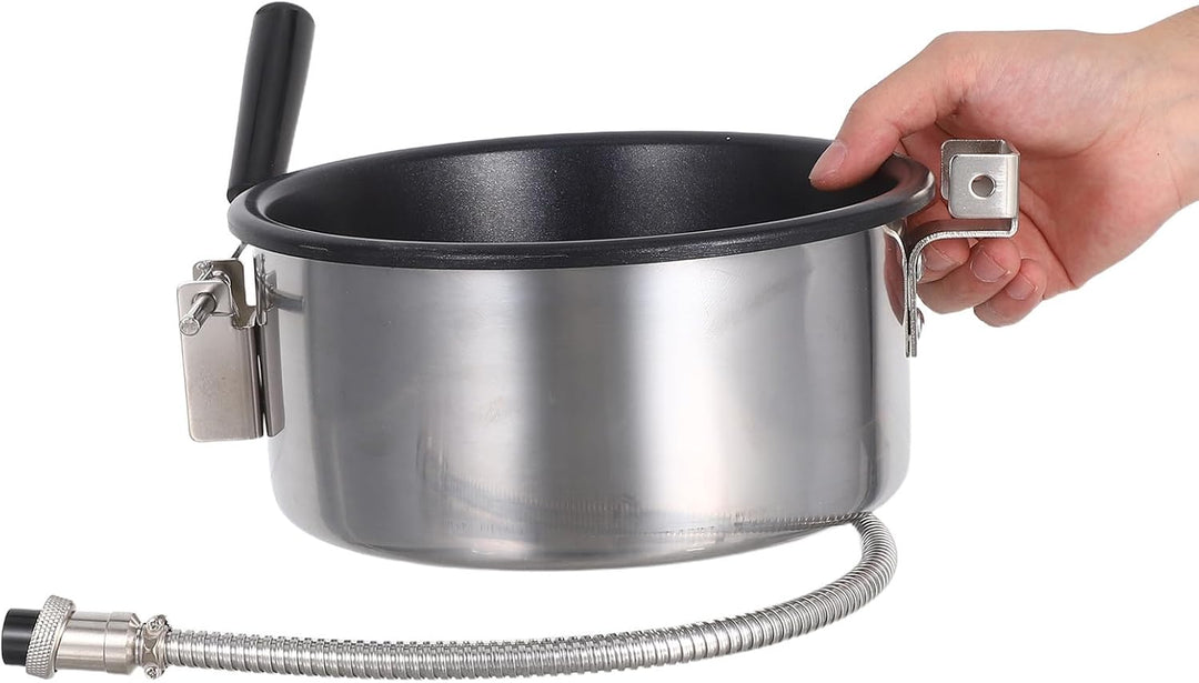 Ciieeo 8oz Popcornkessel für Popcornmaschine Ersatztopf Antihaftbeschichtetes Metall Ersatzteile für