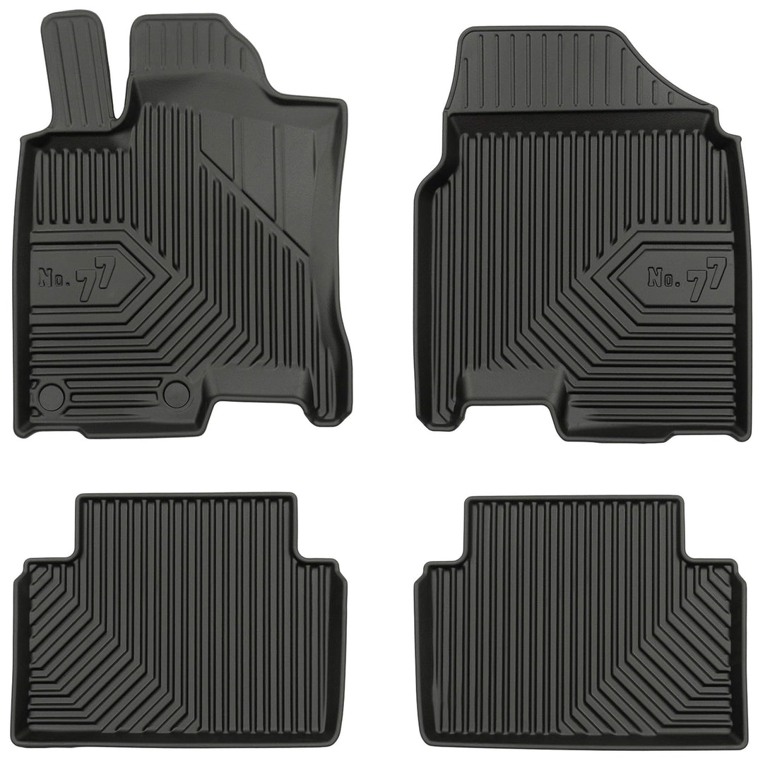 M MOTOS Gummimatten Auto Fussmatte passt für Nissan Qashqai I 2006-2013 Verbessern Sie Ihren Reiseko