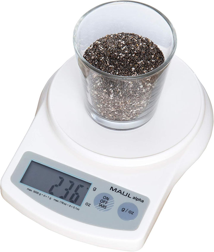 Briefwaage MAULalpha mit weiss 5000 g, weiss 5000 g