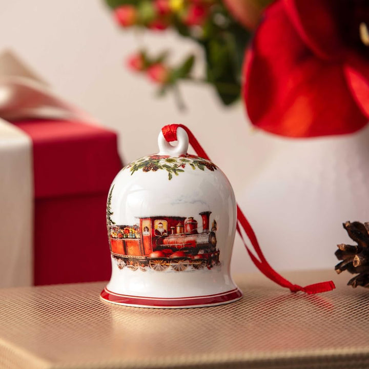 Villeroy & Boch - Annual Christmas Edition Jahres-Glocke 2025 Bunt, Glocke Weihnachten, Baumschmuck,