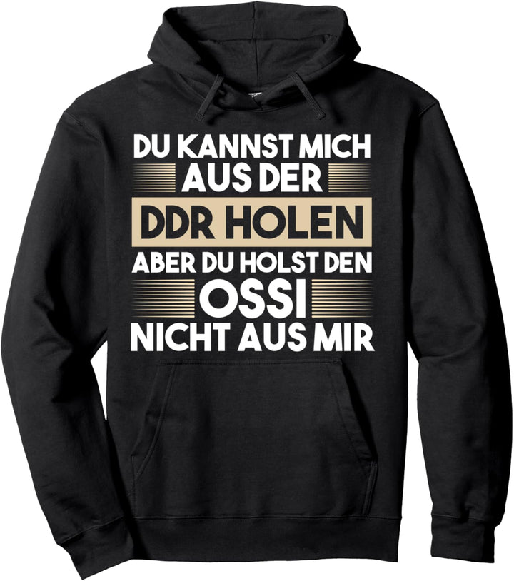 DDR Ostdeutscher Ostalgie Pullover Hoodie