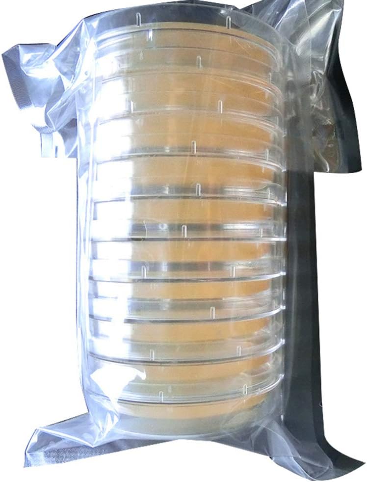 iplusmile Agar Platten Prepoured R2A Agar Platten mit Einweg Vakuum Verpackung Wissenschaft Experime