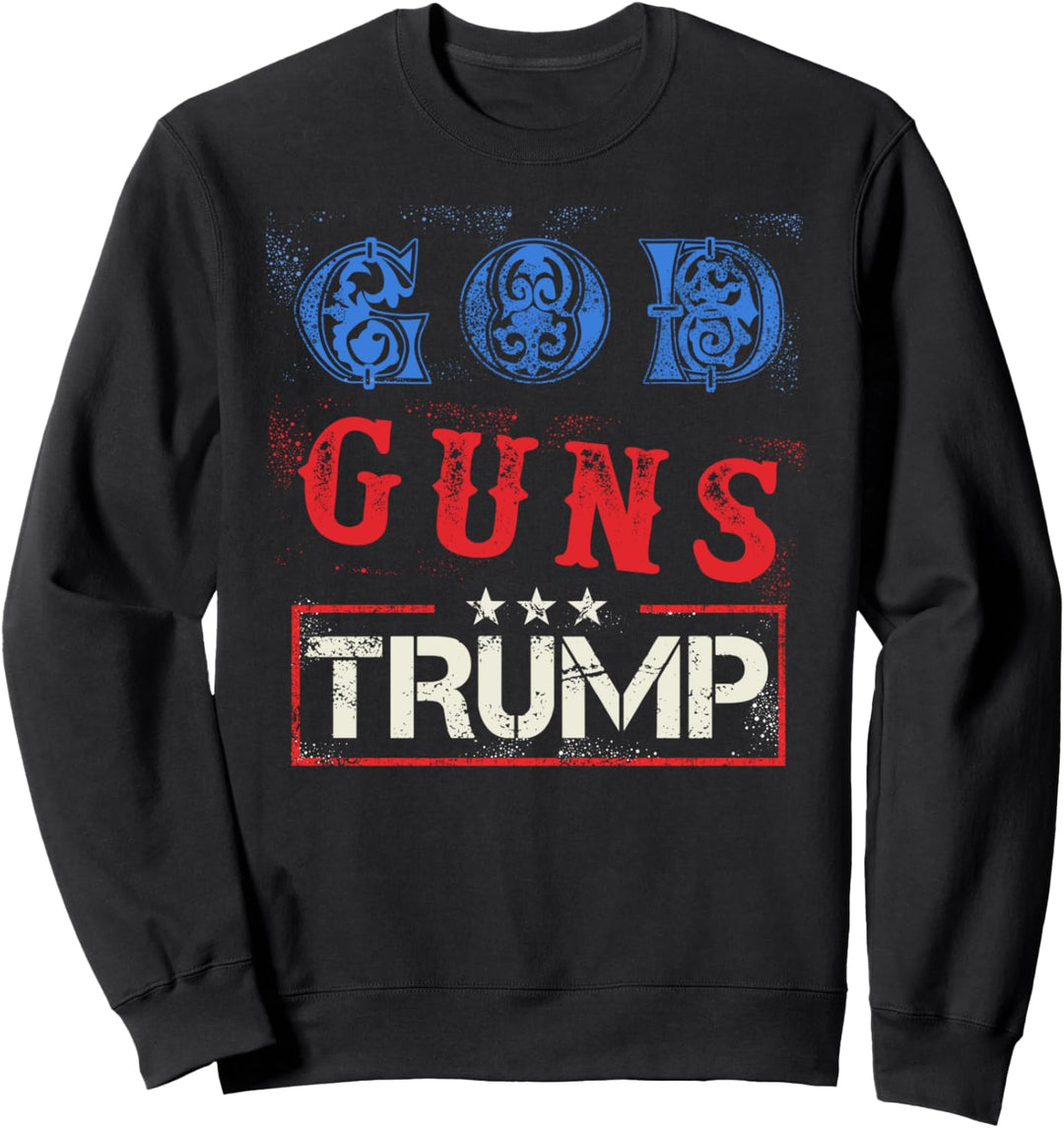God Guns And Trump Donald Trump 2. Änderung Sweatshirt