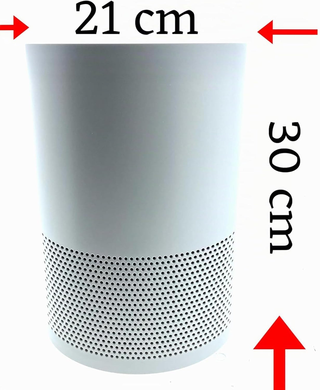 Quigg Luftreiniger EPA-Filter und Aktivkohlefilter Lufterfrischer 30W Sensor (Schwarz), Schwarz