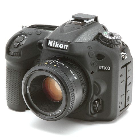 EasyCover - Silikon Kameratasche - Schutz für Ihre Kamera - Nikon D7100/D7200 - Schwarz
