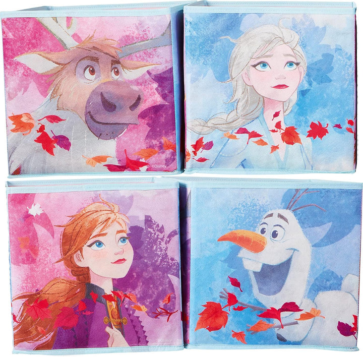 Disney Frozen Aufbewahrungswürfel Die Eiskönigin – Spielzeug für Kinder – Blau