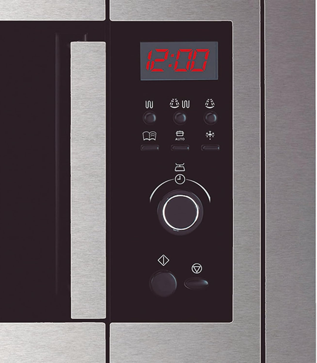 Edesa EMW-2020-IG X Einbau-Mikrowelle (integriert, Grillmikrowelle, 20 l, 700 W, Drehknöpfe, Edelsta