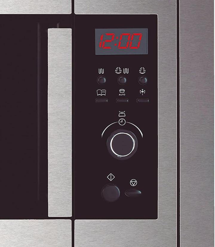 Edesa EMW-2020-IG X Einbau-Mikrowelle (integriert, Grillmikrowelle, 20 l, 700 W, Drehknöpfe, Edelsta