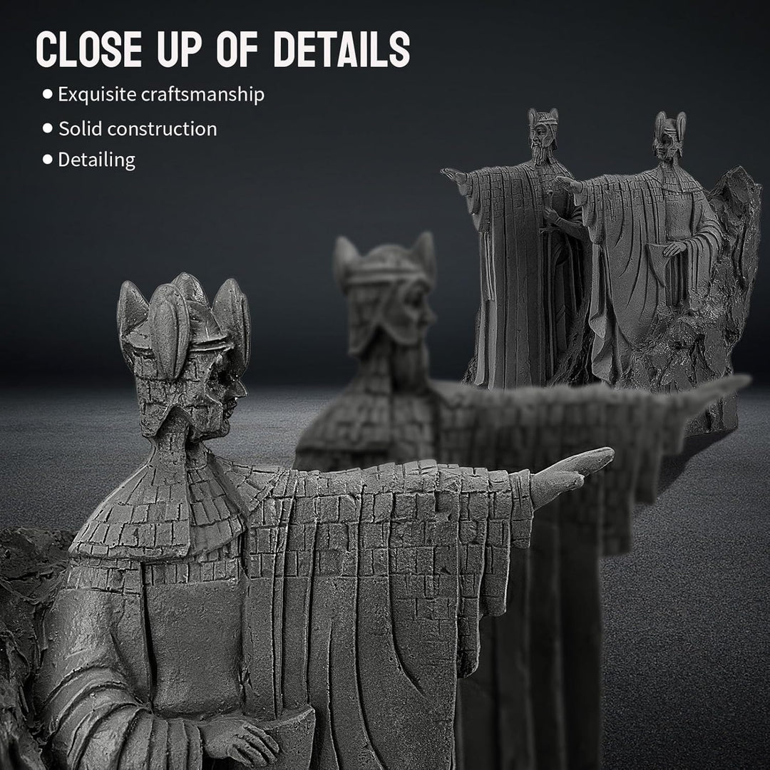 Harz-Buchstützen Höhe 24cm - Schwere Buchstützen Dekor für Wohnzimmer, Schlafzimmer, Büro - Heimdeko