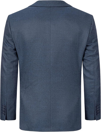 Indumentum Herren Sakko Blazer IJS-100 S Dunkelblau, S Dunkelblau