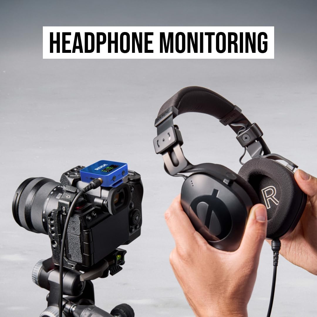 RØDE Wireless GO (Gen 3) – Kompakter kabelloser Mikrofon – Kristallklarer Klang, 32-Bit Float Aufnah