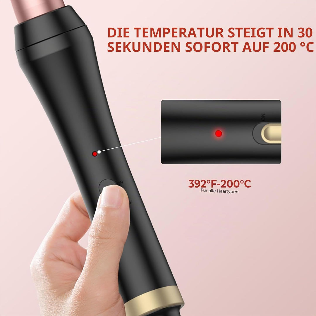 Konischer Lockenstab aus Keramik für Natürliche Wellen Locken Conical Curling Wand Lockenwickler Loc
