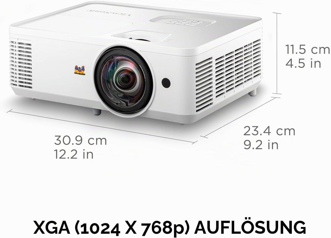 Viewsonic PA503S 3D Heimkino DLP Beamer (SVGA, 3.600 ANSI Lumen, HDMI, 2 Watt Lautsprecher, 1.1x opt