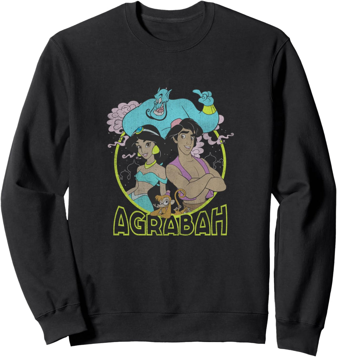 Disney Aladdin Group Shot Agrabah Circle Sweatshirt