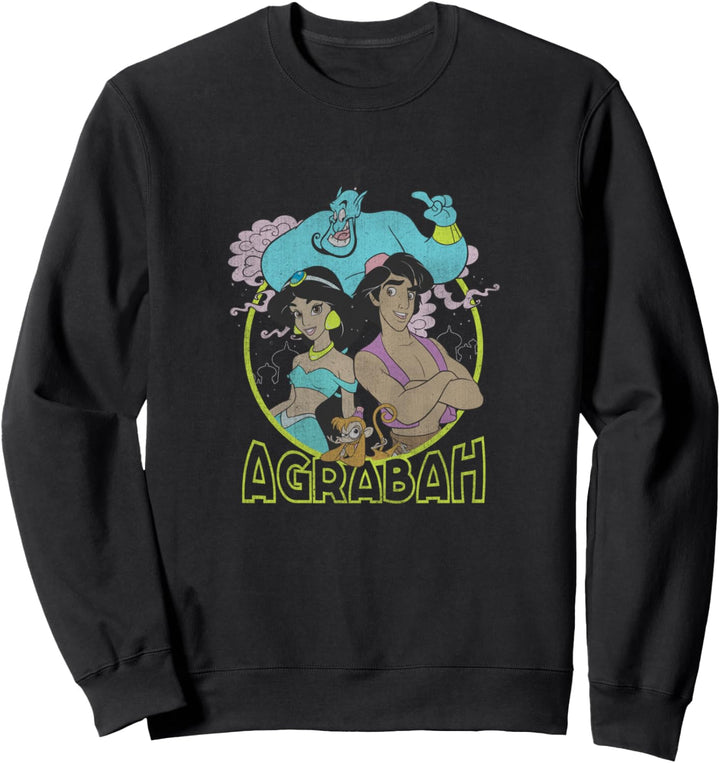 Disney Aladdin Group Shot Agrabah Circle Sweatshirt