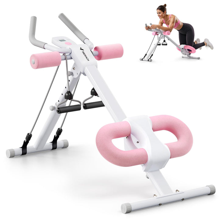 MERACH Bauchtrainer Bauchmuskeltrainer für Zuhause Multifunktionale Trainingsgerät für Ganzkörpertra