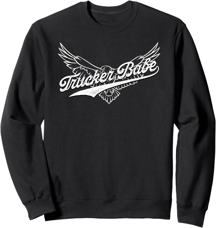 Trucker Babe LKW Fahrerin Truckerin Truck Lady Sweatshirt