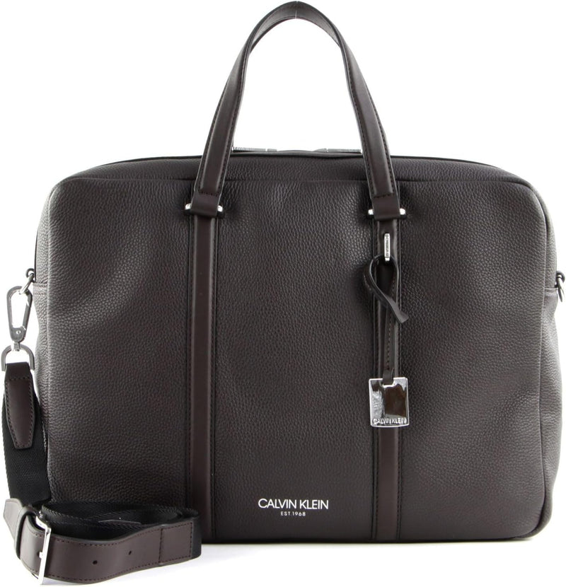 Calvin Klein CK Laptop Bag Dark Brown