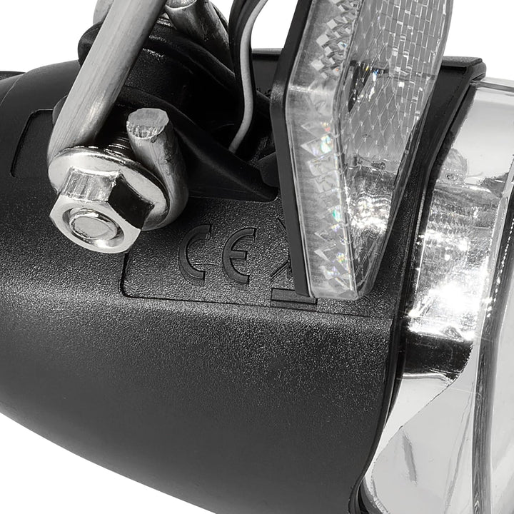 P4B | LED Fahrradlicht | Mit Standlicht | Inkl. Reflektor und NIRO Halter | StVZO zugelassen | Sprit