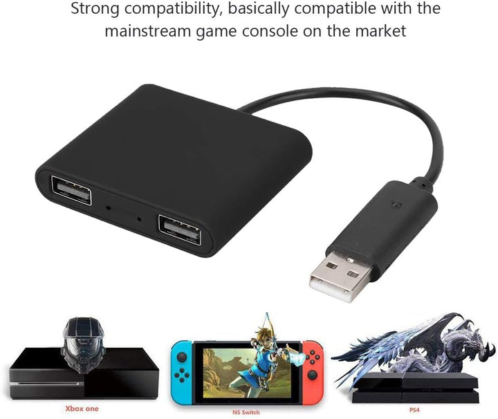 ASHATA USB-Adapter Gaming Tastatur und Maus, Maus und Tastatur Konverter Adapter für PS4/PS3/Xbox On